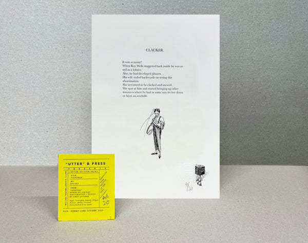 Clacker, Limited Edition Print
