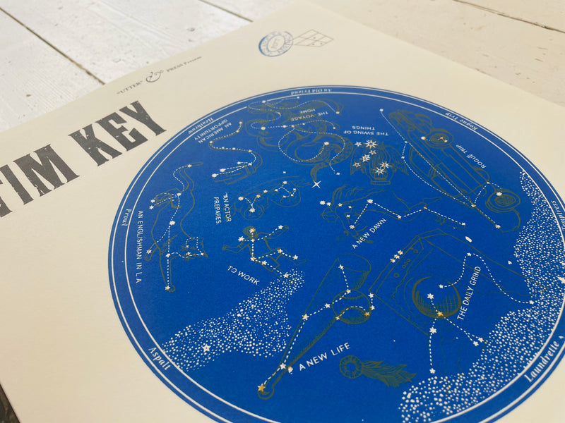Blue & Gold, Limited Edition Screen Print
