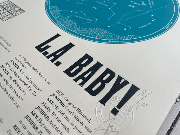 Teal Limited Edition Screen Print