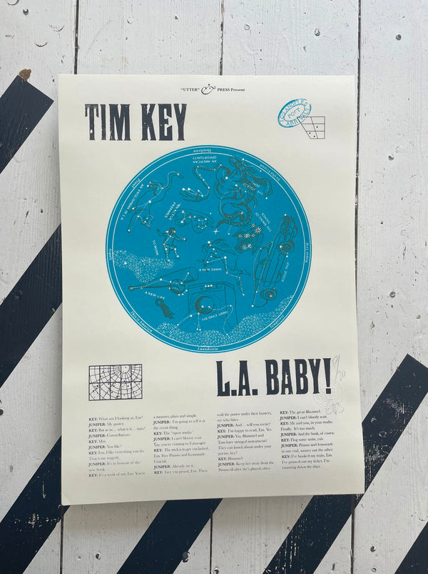 2nd Print Run - Teal & Gold, Limited Edition Screen Print